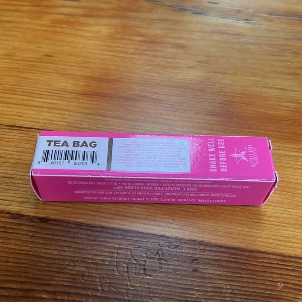 TEA BAG New in Box Jeffree Star Velour Liquid Lipstick Grey Toned Brown